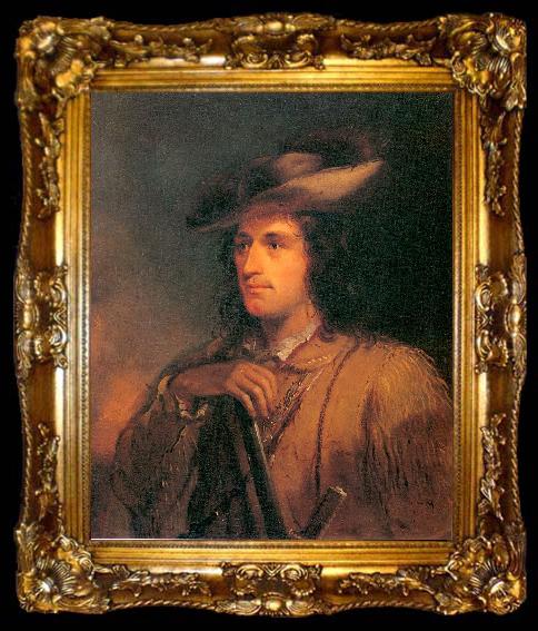 framed  Miller, Alfred Jacob Antoine Clement, The Great Hunter, ta009-2